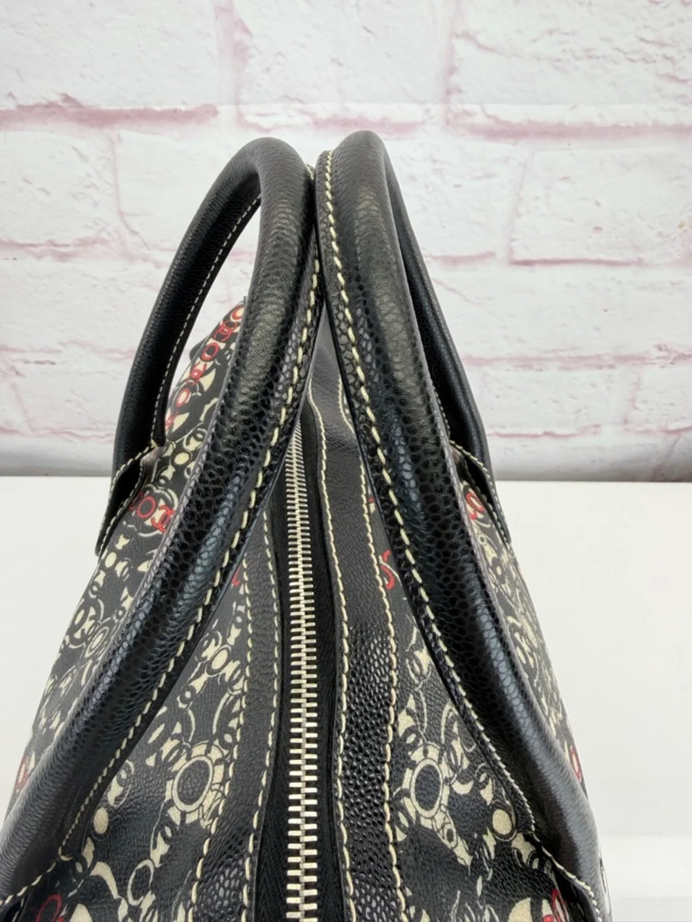 Chanel Coco Optic Graphic Bowler Large Bag